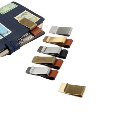 Stainless Money Clip With Pen Holder Custom Logo Money Clips With 20 Years Big Factory