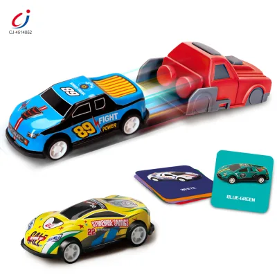 Chengji Pull Back Mini Race Car Toys Simulation Cognitive Racing Model Catapult Cool Design Small Metal Toy Cars for Sale