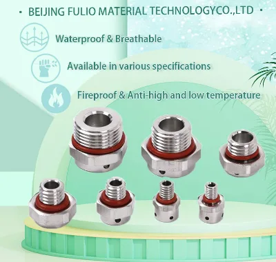 FULIO Custom Size EPTFE Breathable Vent Valve for New Energy Battery IP67 Waterproof Pressure Balance Breather Cutting Service