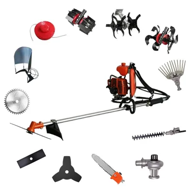 Multifunctional Portable Gasoline Knapsack Brush Cutter/Backpack Grass Cutting Machine/Farm Garden Weeding Machine