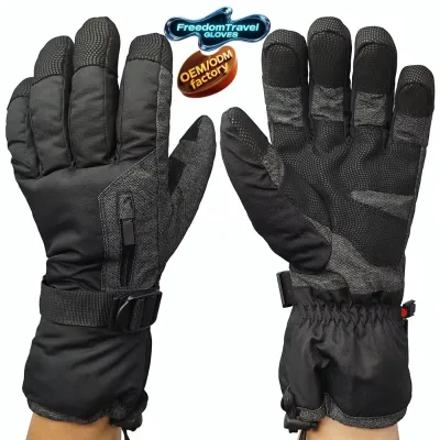 OEM Factory Customized Meticulous Stitching Ski Gloves Thermal Insulating for Winter Outdoor Activities for Cold Weather