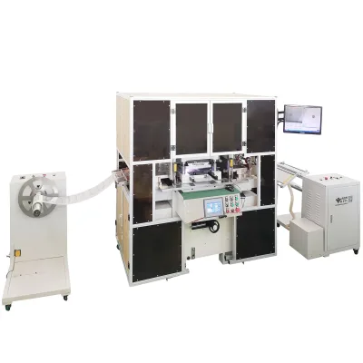 10 Ton High Speed Punching Press Mobile Phone Panel CCD Flatbed Die Cutting Machine