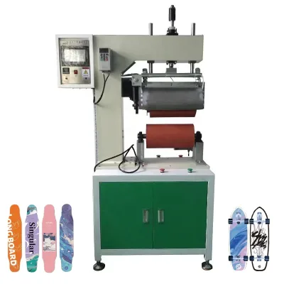 Hot Sale Pneumatic Tumbler Flat Heat Transfer Machine for Cardboard Customized Skateboard Printing Machine