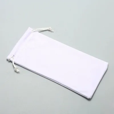 YWGUDA Custom Sunglasses Storage Bag with Sueded Fabric Rectangle Shape Fashionable Design for Glasses Cleaning Pouch