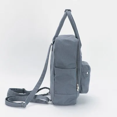 New Material Canvas Large Capacity Fashion Laptop College Student School Backpack for Women