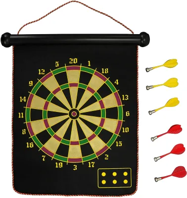 Customized Magnetic Dart Board Portable Home Indoor Toy Dartboard for Kids and Adults with 6pcs Darts