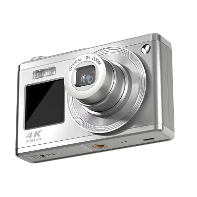 Hot Sale 4k Dual Lens Digital Cameras 60mp 10X Optical Zoom Video Recorder with Face Detect&Macro Shooting for Photography