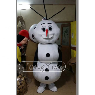 Hengyue Snowman Olaf Mascot Costume Lovely Mascot for Christmas