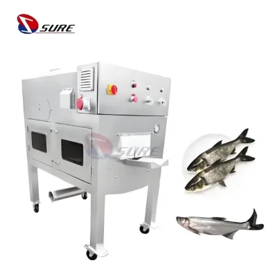 High Capacity Fish Descaling Machine Fish Scaling Machine 500kg Hour Fish Scale Removing Machine