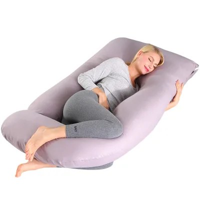 IVY Thicker J Shaped Nursing Pillow Pregnancy Maternity Breastfeeding Soft Sleeping Pregnancy Body Pillow