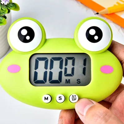 Big LCD Timer Cartoon Animal Timers Mechanical Kitchen Cooking Manual Counters Kitchens Accessories Tools Timer