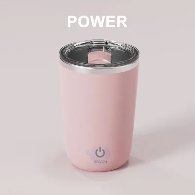 Stainless Steel Mixing Cup Rechargeable Auto Magnetic Self Stirring Coffee Mug for Cocoa Mocha Milk Tea