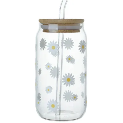 Borosilicate Glass Single-layer Water & Cola Mug Modern Minimalist Design Heat-resistant Shatter-proof Environmentally Friendly