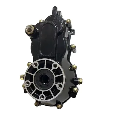 Electric Motor Differential Rear Axle Assembly with Reverse Gearbox for Motorized 3-Wheel Tricycle