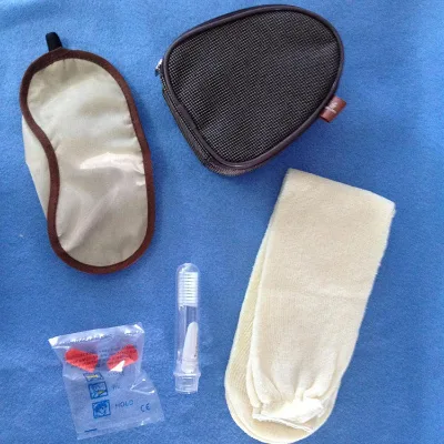PROMOTIONAL Customized AMENITY Socks Bag Eyemask Luxury Men's Travel Kits for Women