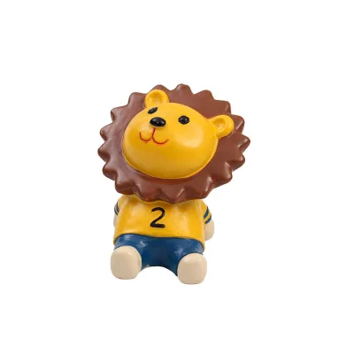 Cartoon Car Ornaments Creative Resin Supplies for Interior Decor Cute Zoology College Look-up Car Decorations