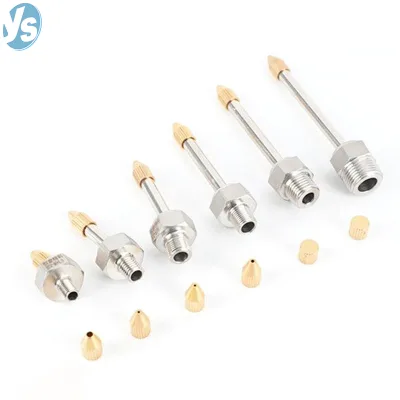 Premium Multi-Length SS304 Coolant Pipe Adjustable Brass Tip Screw Thread Coolant Nozzle For CNC Lathe Milling Grinding Machine