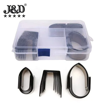 DIY Leather Punch Tool Sharp-shaped Round-shaped Square-shaped Handmade Leather Waist Belt 18pcs Watch Belt Tail Cutting Mould