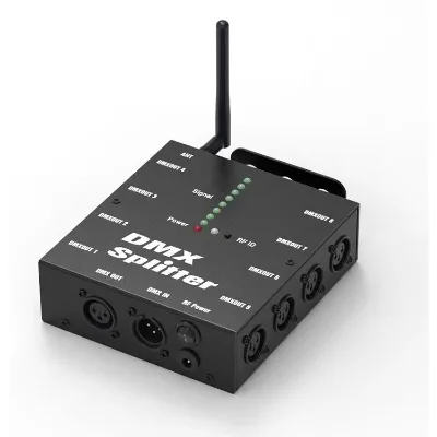 Dmx Lighting Console Stage Light Dmx Controller 2.4Ghz Wireless DMX512 Splitter 8CH Signal Amplifier