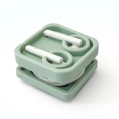 Eco-friendly Portable Silicone Cable Cord Wrap Cable Winder Headphone Line Cord Holder Earphone Cable Winder