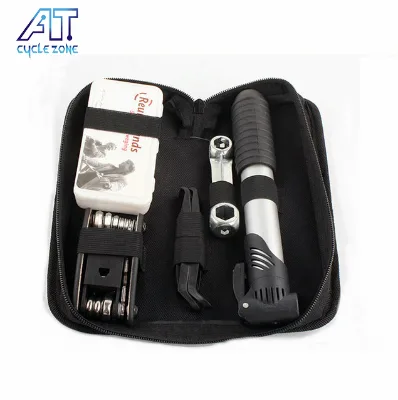 Bicycle Repair Tool Set Pump Wrench Repair Light Combination Riding Equipment Accessories Bike Repair Tool Set Kit