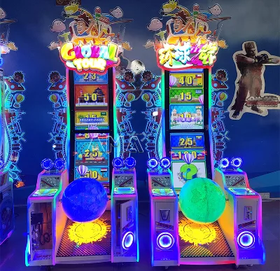 Global Travel Arcade Redemption Machine Coin-Operated Video Game for Indoor Game Center