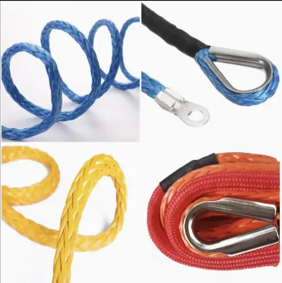 High-Tenacity 5mm/6mm UHMWPE Braided Rope for Car Recovery