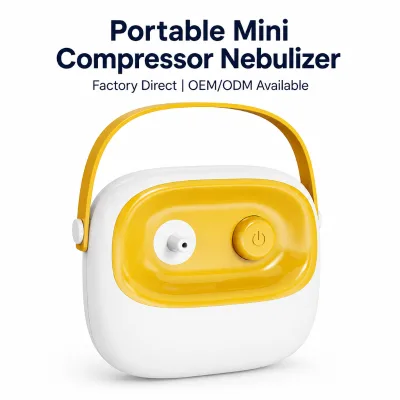 Portable Mini Compressor Nebulizer NB 1004 Adjustable Mist Rate Piston Inhaler Machine For Kids And Adults Home Use