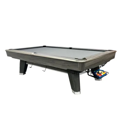 Standard 9Ball Solid Wood American Pool Table Irregular Legs With Marble Slate Full Set of Accessories