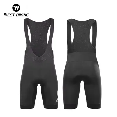 WEST BIKING Custom Sublimation Cycling Jersey Fabric Dropshipping Womens Sports Bib Tights Shorts Men Men'S Sportswear