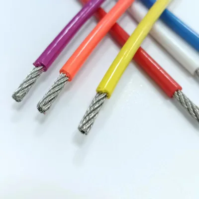 Custom Rust-proof Decoration Industry Wire Rope with PVC PA Coated Cable Plastic Coating Stainless Wire