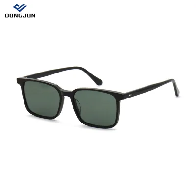 Wholesale High-end Luxury Fashion Blue-Light Blocker Eyeglasses Men' Acetate Sunglasses Custom OEM Unisex Sunglasses