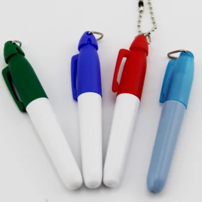 Customized Logo Key Chain Mini Erasable Whiteboard Marker