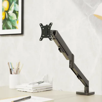 Auki Gas Spring Monitor Mount 13-32 Inch Screens Monitor Accessory, Soporte Monitor 10kg Max, Desk Mount Heavy Duty