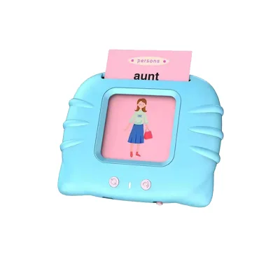 Flash Cards Language Learning Machine Early Educational Words Reading for Toddlers Kids