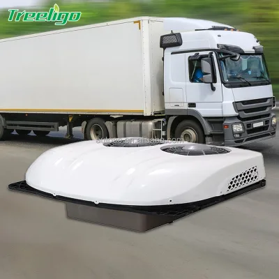 12/24 Volt Parking air Compressor Electric air Conditioner Parking Cooler Auto AC Evaporator for RV Truck Ar Condicionado 24V