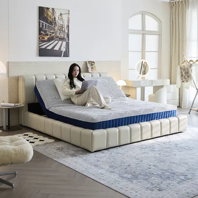 China Smart Mattress Manufacturer, Anti Snoring Mattress with Pressure Sensor, king Size Hotel Adjustable Mattress