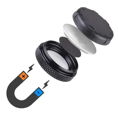 IPetDog Magetic Metal Suction Case for Air Tag GPS Tracker Car Bike Motorcycle Protective Cover Pet Tracker for Air Tag Holder