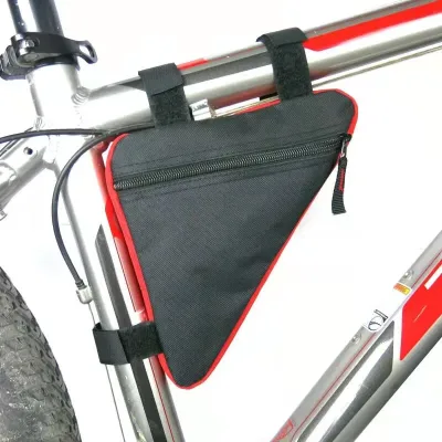 Bike Bicycle Bag Front Tube Frame Bag Mountain Bike Waterproof Cycling Bags Triangle Pouch Frame Holder Bicycle Accessories