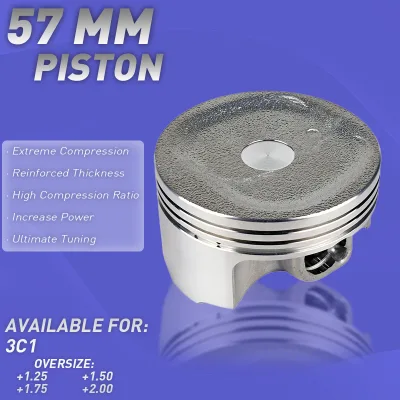 VIX10N LC150 Piston Set Essential Part & Component for Yamaha LC150 YZF R15 V2 Vixion Motorcycles Perfect Fit New Condition