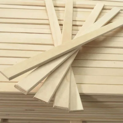 High Grade Poplar Pine Plywood LVL Timber with E2 Formaldehyde Emission for Packing and Outdoor Use 2x4