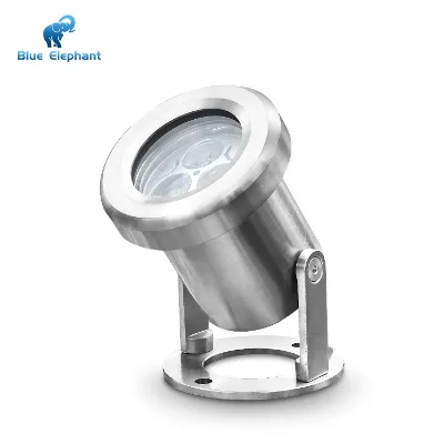 Outdoor Garden Decor Mini Musical Underwater Show Water Jet Led Submersible Aluminum Fountain Light IP68