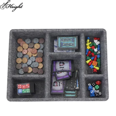 Best Square-shaped Black Board Game Organizers Storage Sorting Tray for Convenient Access to Your Favourite Games