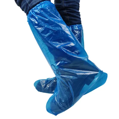 GeneralCare Disposable Nonwoven PE Boot Covers Waterproof Over-the-Knee Medical Class II CE Certified