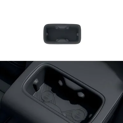 Car Center Console Cup Holder Storage Tray Anti-Slip Silicone Pad Cup Holder Mat Storage Tray Liner for Chery Icar V27