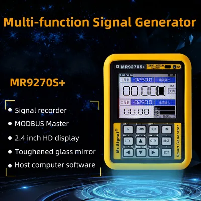 Upgraded MR9270S+ Hart 4-20mA Signal Generator Calibration Current Voltage PT100 Thermocouple Pressure Transmitter Electrical