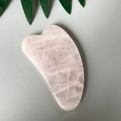 Facial Sculpting Tool Skin Care Rose Quartz Heart Gua Sha Tool: Heart-Shaped Facial Massager for Sculpting
