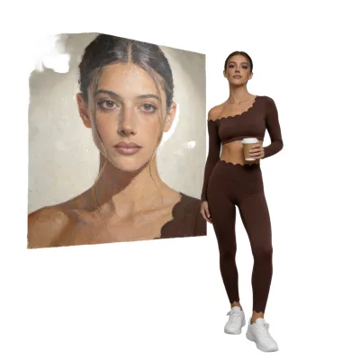 Women's Yoga Wear Sport Set 2-Piece Pilates-Inspired Form-Fitting Breathable Quick-Drying Anti-Wrinkle Solid Spandex/Nylon