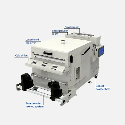 Dtf Station Automatic Powder Recycling Shaker Dtf Powder Shaker A3 Oven Dryer Machine With Air Purifier