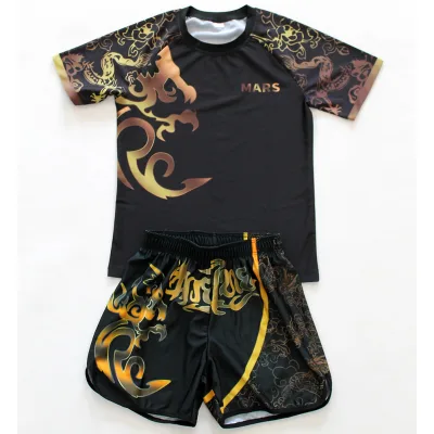 Lightweight Custom Fighting Dress Shirt and Shorts Custom Fight Uniform for Martial Arts Training
